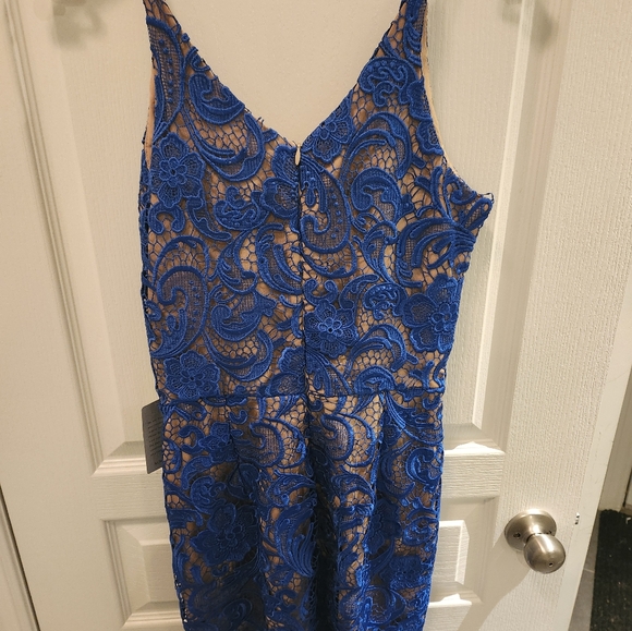 Dress the Population Blue Lace Dress NWT Size M - Picture 12 of 12